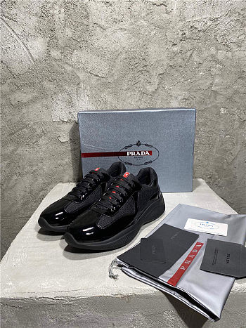 Bagsaaa Prada America's Cup sneakers Black