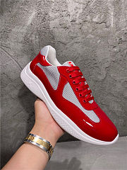 	 Bagsaaa Prada America's Cup sneakers Red/Silver - 2