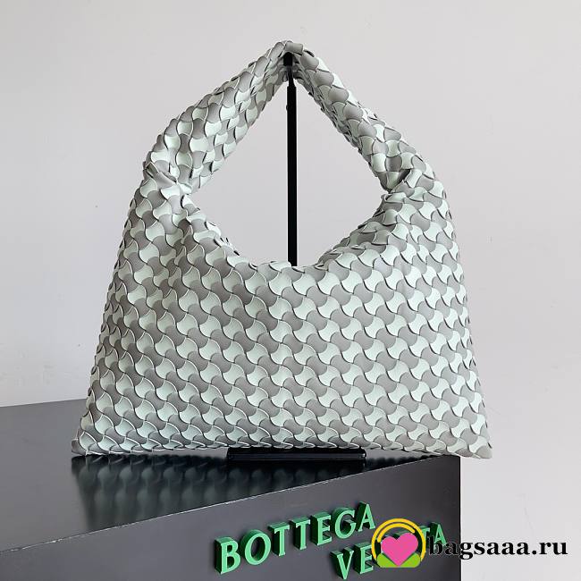 Bagsaaa Bottega Veneta Small Hop Green & Mint In Leather - 41x20.5x7.5cm - 1