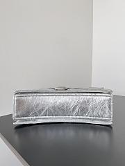	 Bagsaaa Balenciaga Crush Small Chain Bag In Silver - 25.5*10*15.5cm - 4