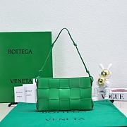 Bagsaaa Bottega Veneta green nappa leather Cassette shoulder bag - 22.5*13.5*4.5cm - 1