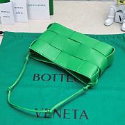 Bagsaaa Bottega Veneta green nappa leather Cassette shoulder bag - 22.5*13.5*4.5cm - 2