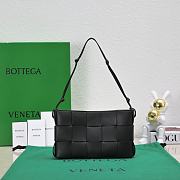 	 Bagsaaa Bottega Veneta black nappa leather Cassette shoulder bag - 22.5*13.5*4.5cm - 1