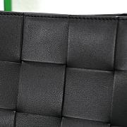 	 Bagsaaa Bottega Veneta black nappa leather Cassette shoulder bag - 22.5*13.5*4.5cm - 3