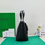 Bagsaaa Bottega Veneta Small Flip Flap Black Tote bag - 23*18.5*15cm - 4
