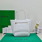 	 Bagsaaa Bottega Veneta Small Flip Flap White Tote bag - 23*18.5*15cm - 1