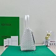 	 Bagsaaa Bottega Veneta Small Flip Flap White Tote bag - 23*18.5*15cm - 6
