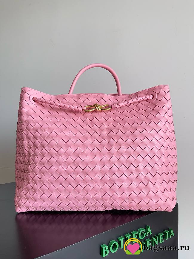 Bagsaaa Bottega Veneta Large Andiamo Pink - 42x35x18cm - 1