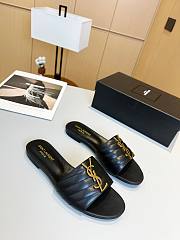 	 Bagsaaa YSL Black Leather Slides 02 - 2