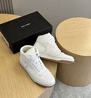 	 Bagsaaa YSL High Top White Sneakers - 3