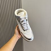 	 Bagsaaa YSL High Top White & Silver Sneakers - 5