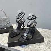 Bagsaaa YSL Opyum 110 YSL Heeled Sandals Black Crystal - 1