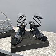 Bagsaaa YSL Opyum 110 YSL Heeled Sandals Black Crystal - 3