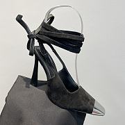 Bagsaaa YSL Tied high heel slingback shoes - 5