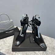 Bagsaaa YSL Tied high heel slingback shoes - 3