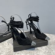 Bagsaaa YSL Tied high heel slingback shoes - 2