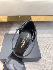 Bagsaaa YSL Opyum black leather sandals 10.5cm - 2