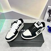 Bagsaaa Chanel Low Top Sneakers Lambskin Leather Black - 6