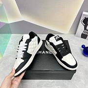 Bagsaaa Chanel Low Top Sneakers Lambskin Leather Black - 3