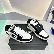 Bagsaaa Chanel Low Top Sneakers Lambskin Leather Black - 2