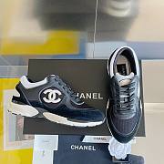 Bagsaa Chanel BlackMesh Suede Grained Calfskin CC Sneaker - 6