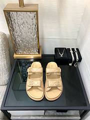 Bagsaaa Chanel Dad Sandals In Beige - 1