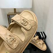 Bagsaaa Chanel Dad Sandals In Beige - 6