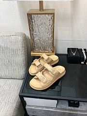 Bagsaaa Chanel Dad Sandals In Beige - 4