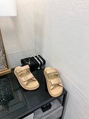 Bagsaaa Chanel Dad Sandals In Beige - 2
