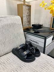 	 Bagsaaa Chanel Dad Sandals In Black - 4