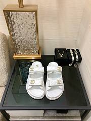 	 Bagsaaa Chanel Dad Sandals In White - 1