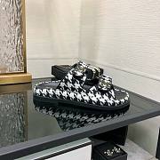 Bagsaaa Chanel Dad Sandals In Black Tweed - 5