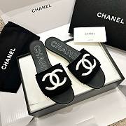 Bagsaaa Chanel Black CC Logo Slides - 4