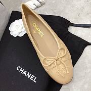 	 Bagsaaa Chanel Ballerinas Beige Shoes - 6