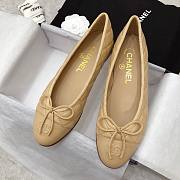 	 Bagsaaa Chanel Ballerinas Beige Shoes - 2