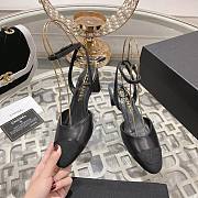 	 Bagsaaa Chanel Slingback Heeled Sandals Pointed Black - 1