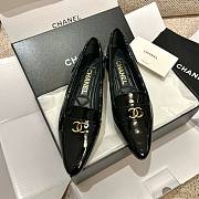 Bagsaaa Chanel Black Patent Loafers  - 1