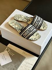 	 Bagsaaa Dior Dway Grey Slides - 6
