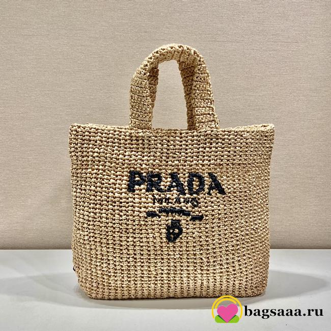 	 Bagsaaa Prada Raffia Tote Bag - 47x35x15cm - 1