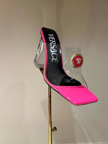 Bagsaaa Versace Sandals In Hot Pink