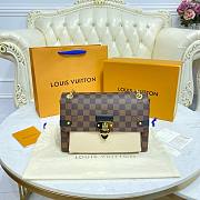 Bagsaaa Louis Vuitton Vavin bag PM Damier Ebene White - 25 x 17 x 9.5 cm - 1