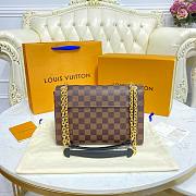 Bagsaaa Louis Vuitton Vavin bag PM Damier Ebene White - 25 x 17 x 9.5 cm - 3