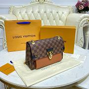 	 Bagsaaa Louis Vuitton Vavin bag PM Damier Ebene Orange - 25 x 17 x 9.5 cm - 4