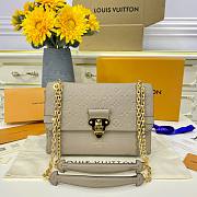 	 Bagsaaa Louis Vuitton Vavin bag PM Monogram Empreinte Taupe - 25 x 17 x 9.5 cm - 1