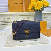 	 Bagsaaa Louis Vuitton Vavin bag PM Monogram Empreinte Dark Blue - 25 x 17 x 9.5 cm - 1