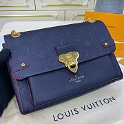 	 Bagsaaa Louis Vuitton Vavin bag PM Monogram Empreinte Dark Blue - 25 x 17 x 9.5 cm - 5