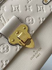 	 Bagsaaa Louis Vuitton Vavin bag PM Monogram Empreinte White - 25 x 17 x 9.5 cm - 2