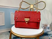 	 Bagsaaa Louis Vuitton Vavin bag PM Monogram Empreinte Red - 25 x 17 x 9.5 cm - 1