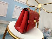 	 Bagsaaa Louis Vuitton Vavin bag PM Monogram Empreinte Red - 25 x 17 x 9.5 cm - 5