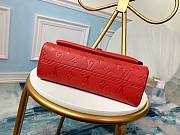 	 Bagsaaa Louis Vuitton Vavin bag PM Monogram Empreinte Red - 25 x 17 x 9.5 cm - 4
